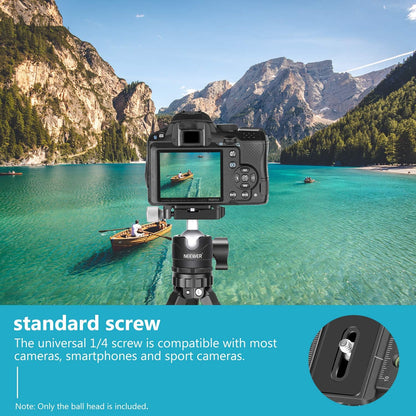 Neewer 28mm Low Profile Tripod Ball Head 360°