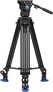 Benro BV6 AD573T Dual Stage Video Tripod Black