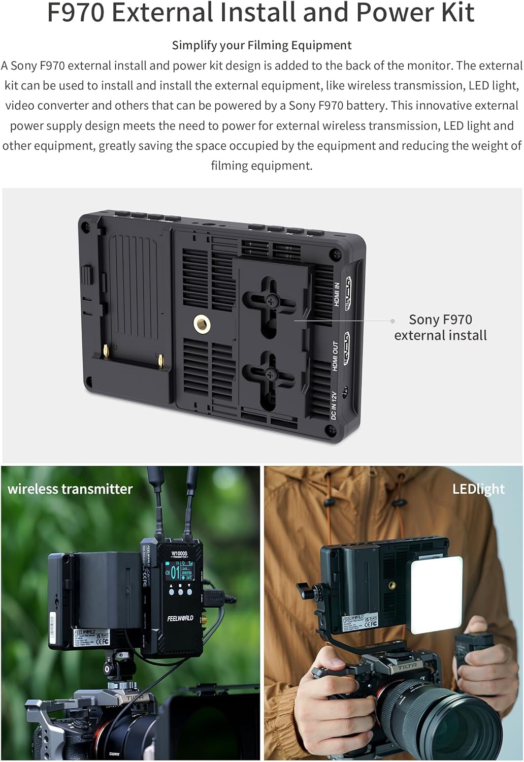 FEELWORLD F5 Prox - 5.5 Inch Touchscreen Camera Monitor