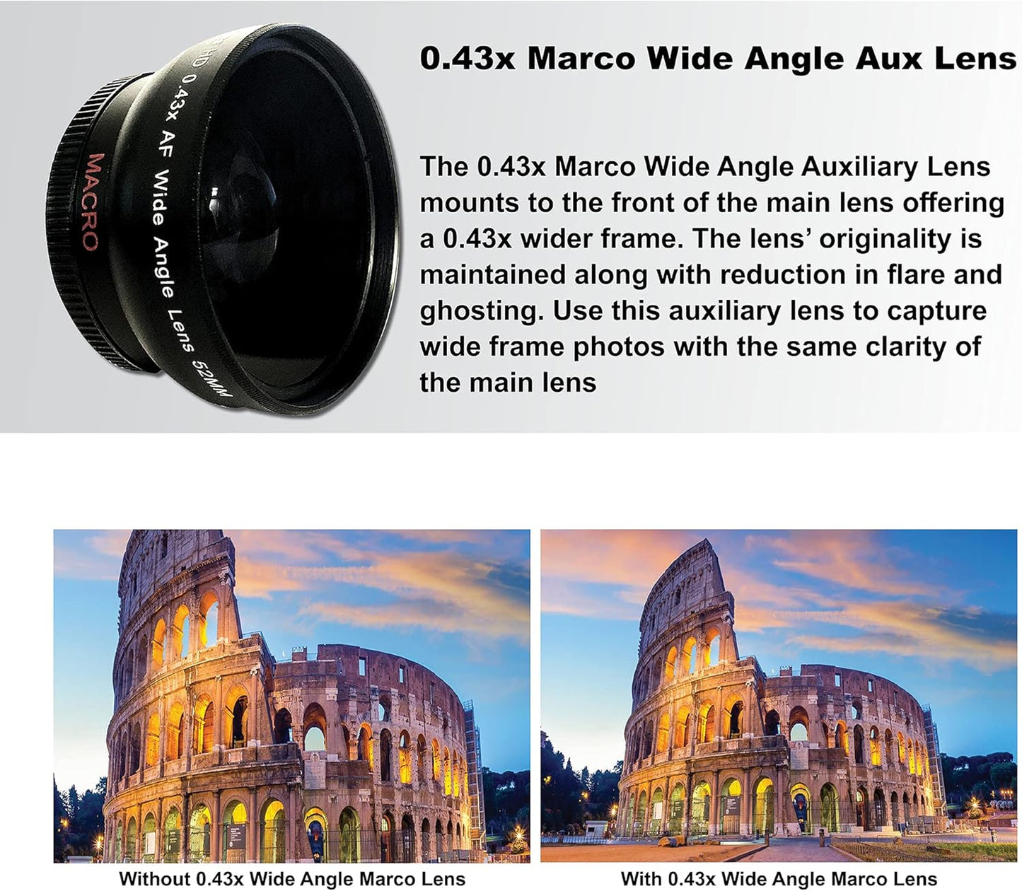 Canon 2000D Rebel T7 DSLR Camera 18-55mm Lens Renewed