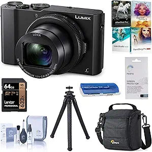 Panasonic DMC-LX10 4K Digital Camera Bundle