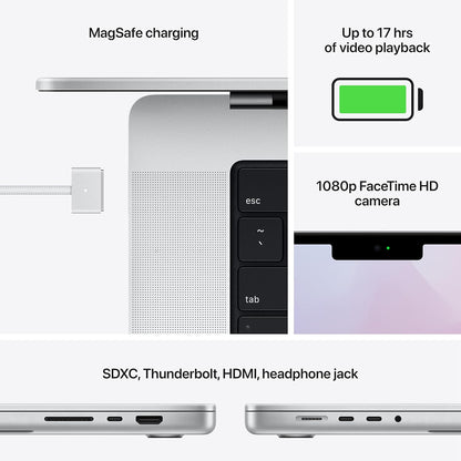 Apple MKGR3LL/A MacBook Pro 14" M1 Pro 16GB 512GB SSD - Renewed
