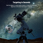 Neewer 33000043 Telescope Finderscope Mount Adapter