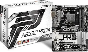 ASRock AB350 PRO4 ATX AMD Motherboard