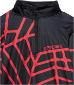 Spyder 38C123300 Boys' Radial 1/2 Zip T-Neck