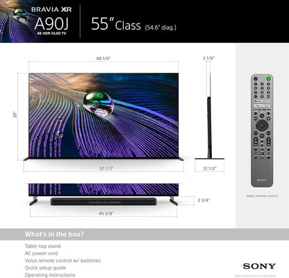 Sony XR55A90J 55" OLED 4K TV Klipsch Sound Bar