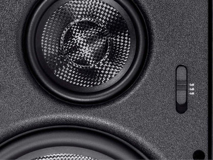 Monoprice 134200 8-Inch Carbon Fiber In-Wall Speakers