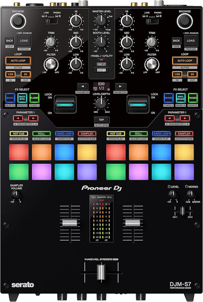 Pioneer DJ DJMS7 2-Channel Serato DJ Mixer
