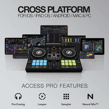 Reloop AMS-BUDDY 2-Channel DJ Controller iOS/PC