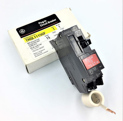 GE GETHQL1115GF 15A 120V GFCI Circuit Breaker
