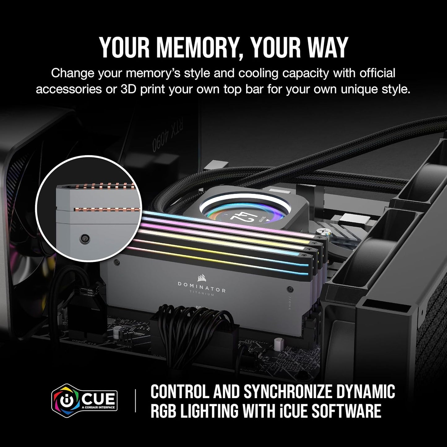 Corsair CMP64GX5M2B6000Z30 Dominator Titanium RGB 64GB DDR5