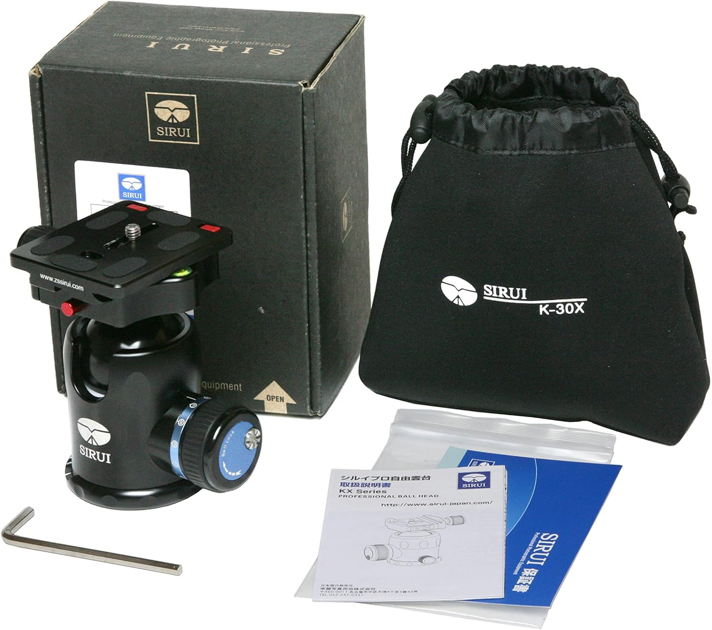 Sirui 6576 Tripod Head KX-Series Aluminum w/ Quick Release