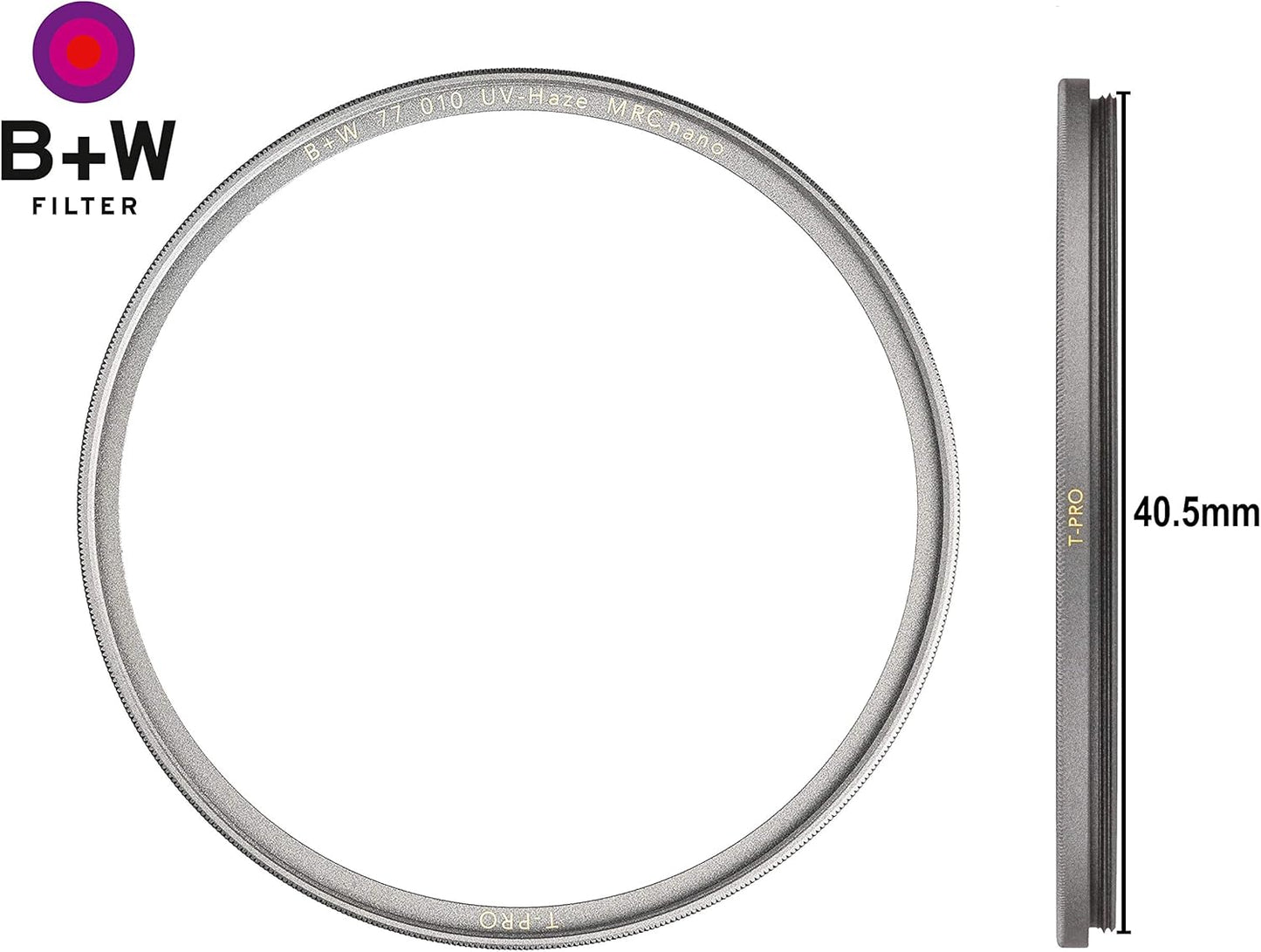 B+W 1097747 40.5mm UV-Haze Filter T-PRO Mount