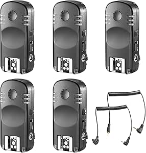 Neewer 90092209 2.4GHz Wireless Flash Trigger 5-Pack