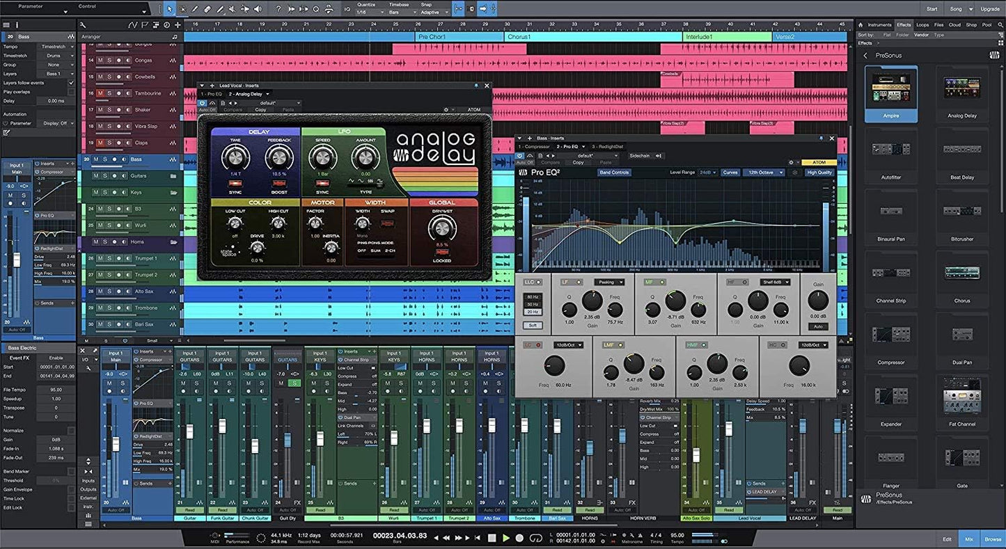 PreSonus AudioBox 96 Studio Bundle Mackie CR3 Monitors