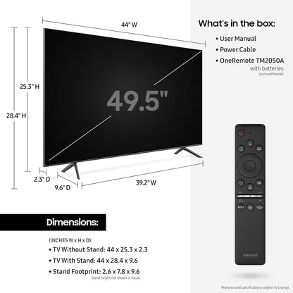Samsung 50-Inch Q60T QLED 4K UHD Smart TV Alexa