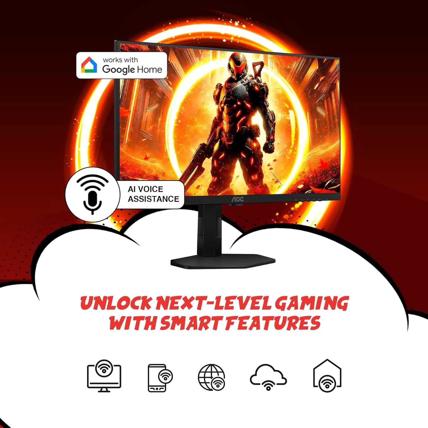 AOC iM2500 27" QHD 180Hz Smart Gaming Monitor