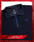 Spyder M CUT FLEECE QTR ZIP Active Quarter Zip Sweatshirt