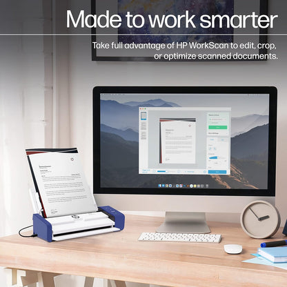 HP HPPS200 Portable Duplex Mobile Document Photo Scanner