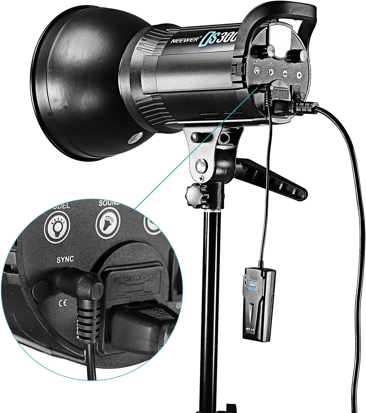 Neewer 10000053 RT-16 Wireless Studio Flash Trigger