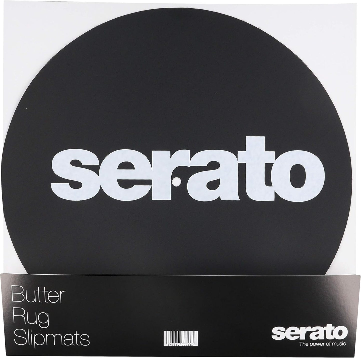 Serato OSA-SM-BLK-BR DJ Slipmat Butter Rugs