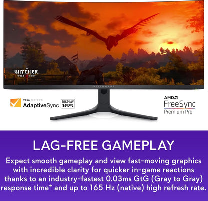 Alienware AW3423DWF 34" Curved QD-OLED Gaming Monitor