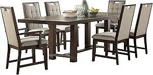 Lexicon Lorenzino 7-Piece Dining Set Dark Oak