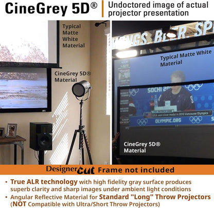 Elite Screens RM-135HW-CINEGREY5D 135-inch 8K/4K ALR Projector Screen