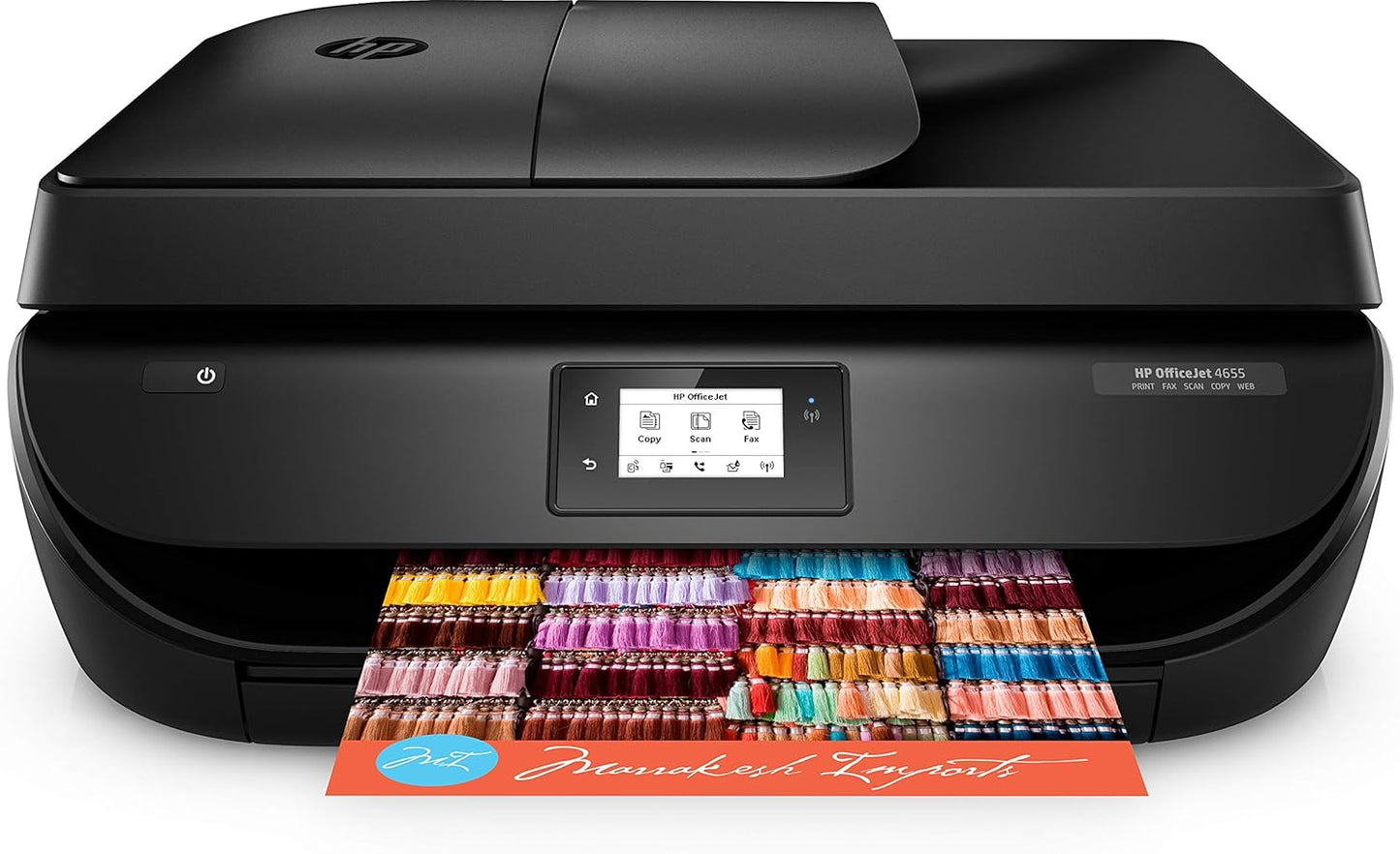 HP MAIN-43621 OfficeJet 4650 All-in-One Printer: Wireless, White