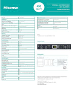 Hisense AP1022CW1G Smart Portable Air Conditioner 10000 BTU Renewed