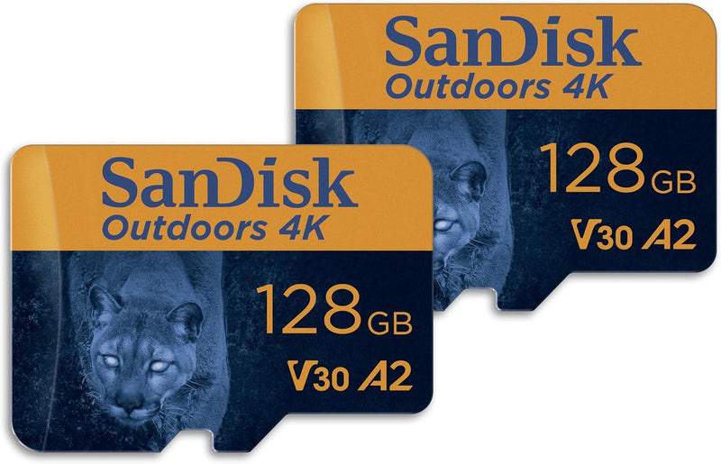 SanDisk SDSQXAA-128G-GN6VT 128GB Outdoors 4K microSD — main product image