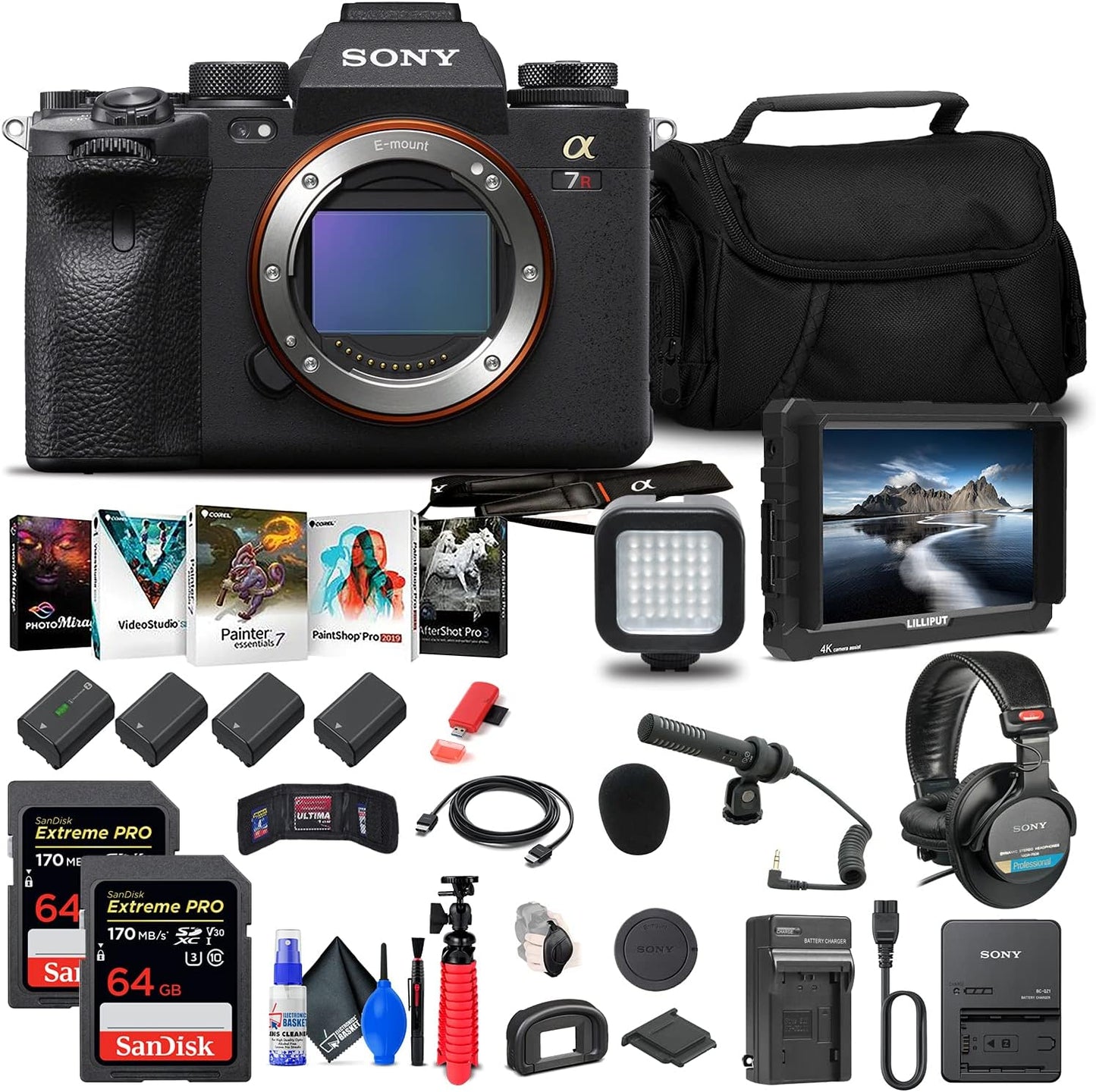 Sony ILCE7RM3A/B Alpha a7R IIIA Mirrorless Camera Bundle (Renewed)