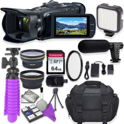 Canon Vixia HF G50 UHD 4K Camcorder Renewed with Kit