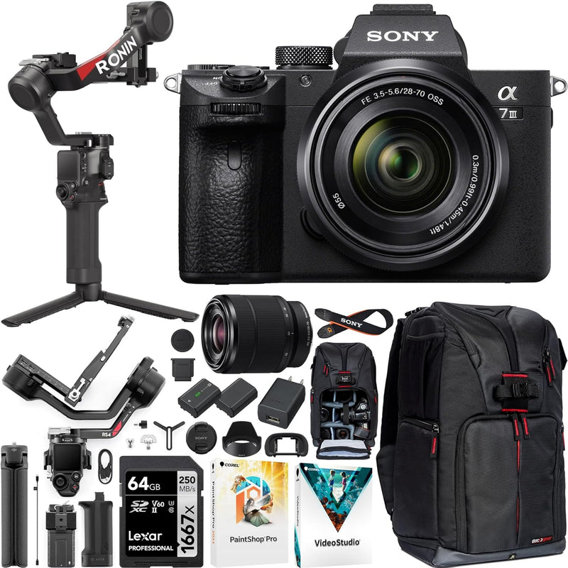 Sony E86SNILCE7M3KB a7 III Mirrorless Camera Filmmaker's Kit — main product image