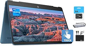 HP X360 Chromebook Spin 2-in-1 14" HD Touch Intel Celeron