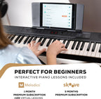 Alesis MELODY61 MK4 Beginner Keyboard Piano Bundle