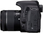 Canon EOS 800D Rebel T7i Kit - 18-55mm Lens Bundle (Renewed)