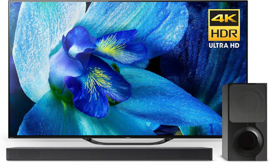 Sony BRAVIA XBR-55A8G 55" OLED 4K TV + Soundbar/Subwoofer (2019)