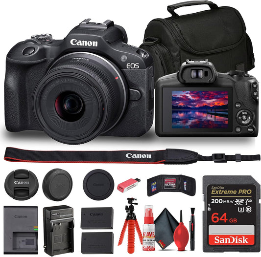 Canon 6052C012 EOS R100 Mirrorless 18-45mm Lens Kit