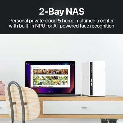 QNAP TS-233-24ST-US 4TB Home NAS RAID Bundle