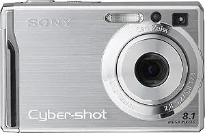 Sony DSCW90 Cybershot 8MP Digital Camera Silver — main product image