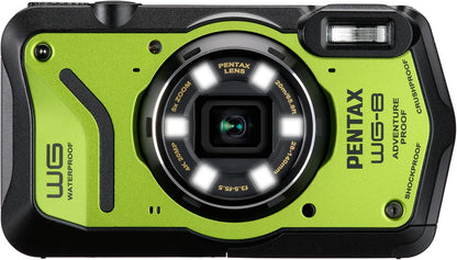 Pentax 01502 WG-8 Green Waterproof Adventure Camera
