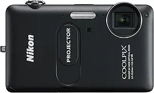 Nikon 26278 Coolpix S1200pj 14.1MP Digital Camera Projector