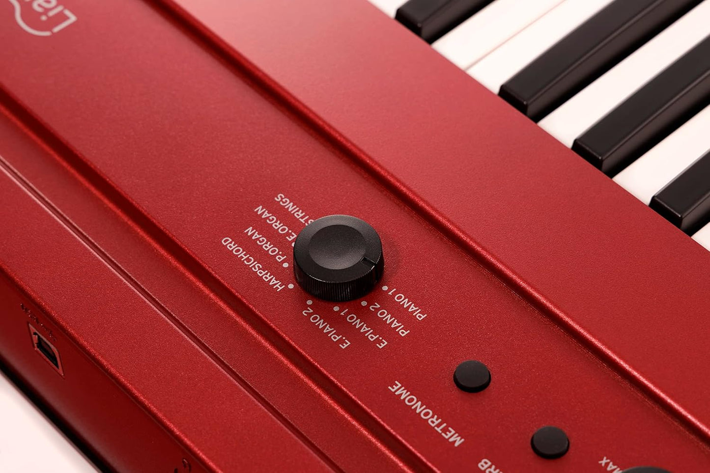 Korg L1MRED 88-Key Portable Digital Piano Red