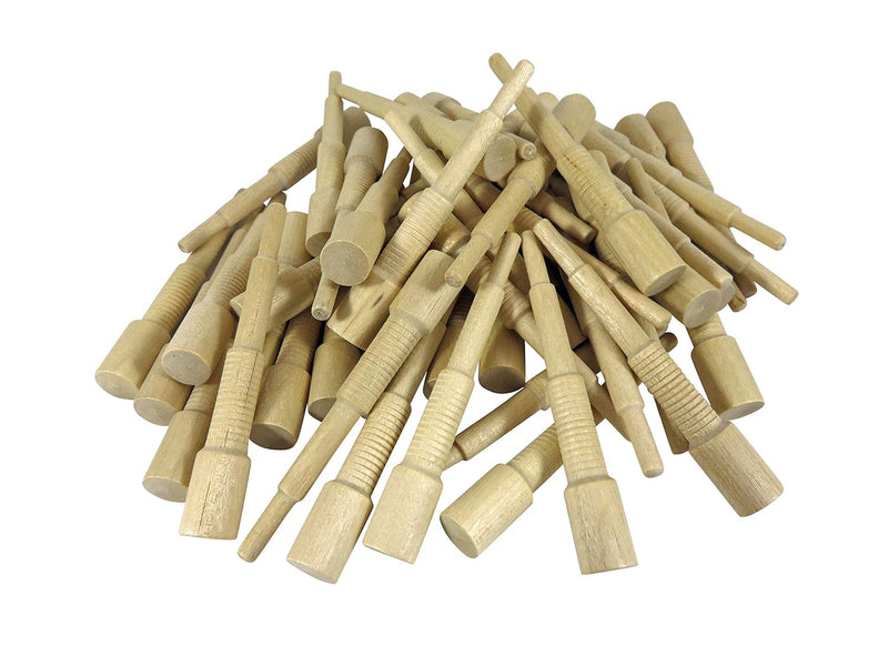 Miller B12D11-100 Birch Wood Dowels - 100 Pack — main product image