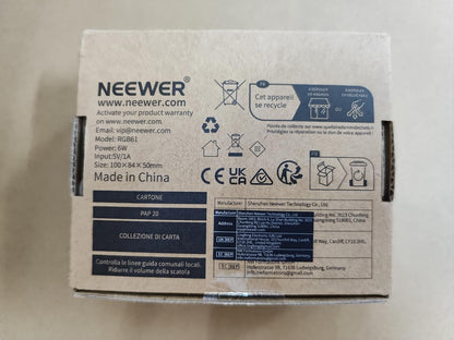 Neewer 10100577 RGB Magnetic LED Video Light