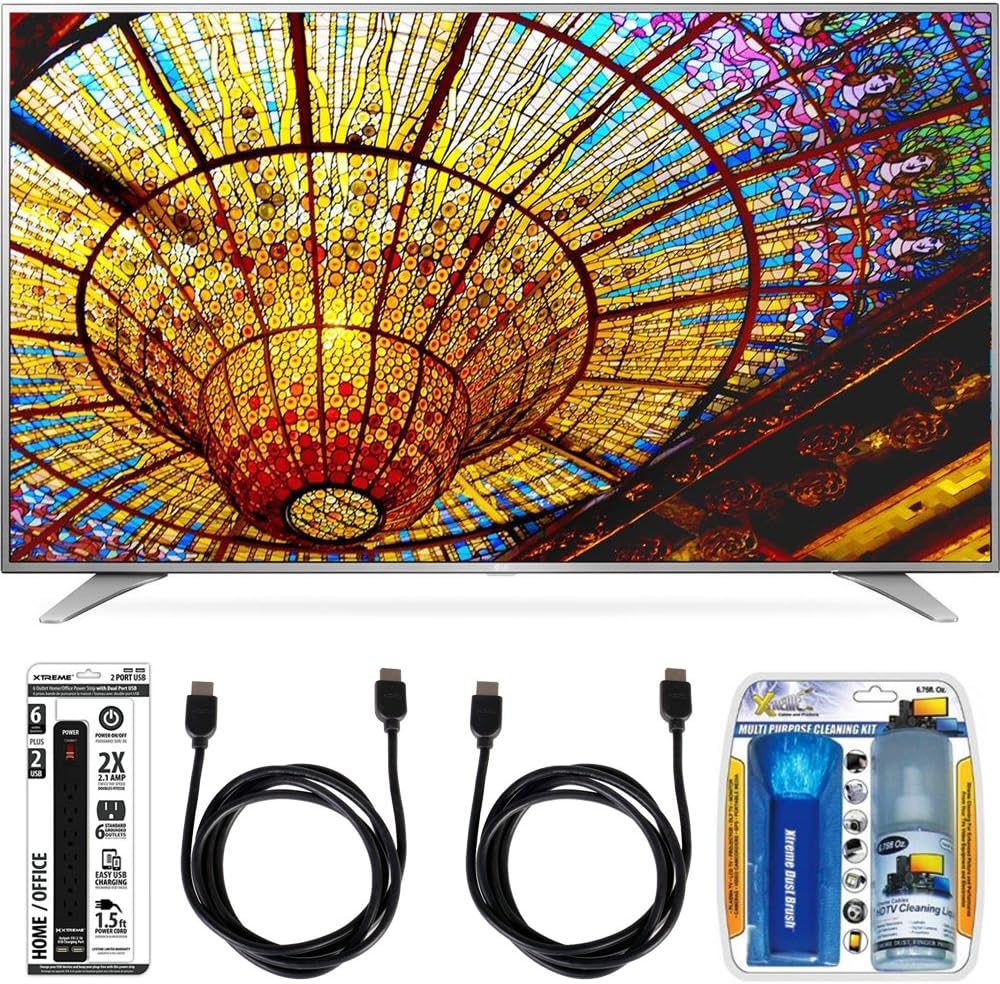 LG 65UH6550 4K UHD Smart TV Accessory Bundle