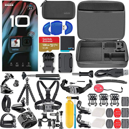 GoPro HERO10 Black 5.3K Action Camera Bundle
