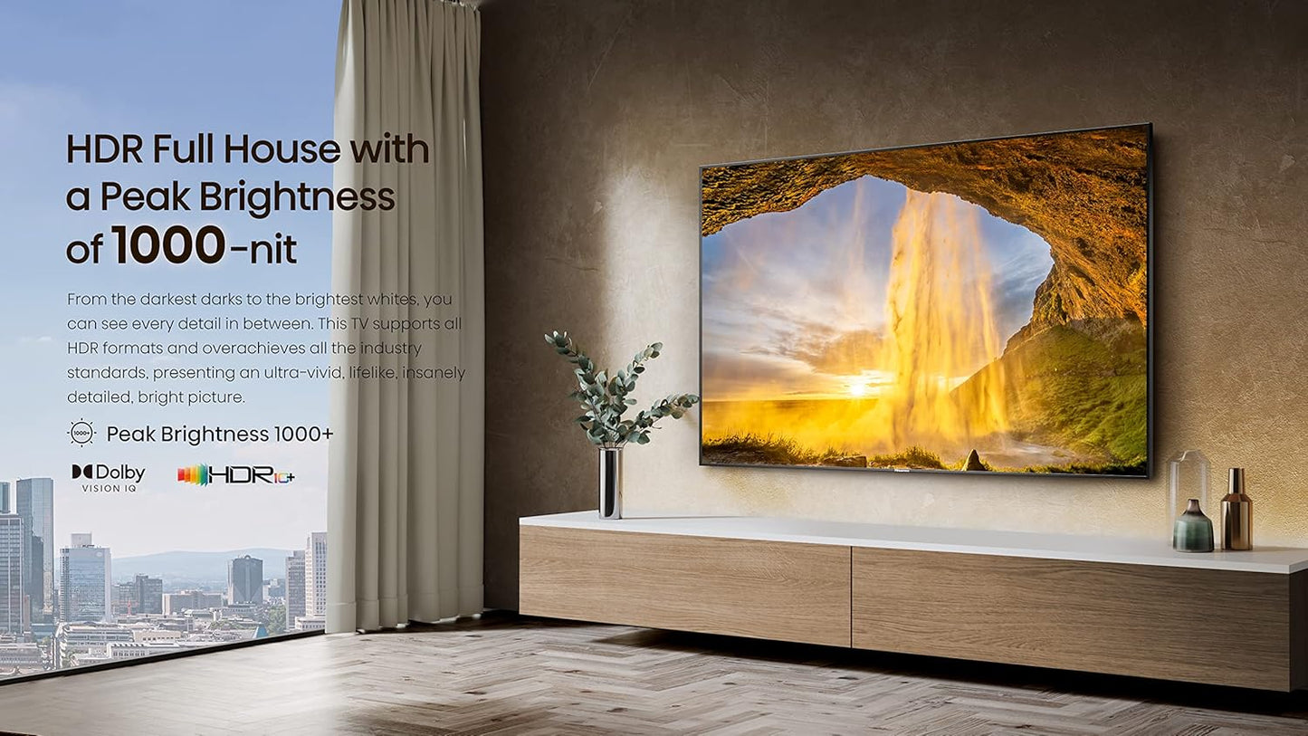 Hisense 85U7H ULED Premium 85-Inch Quantum Dot Google 4K Smart TV