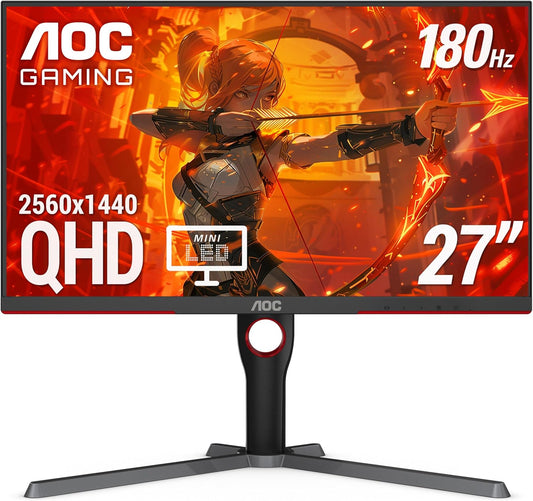 AOC Q27G3XMN 27" Mini LED Gaming Monitor 180Hz